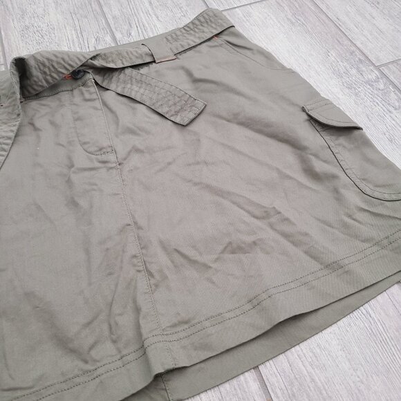 Nike Golf Sport Dri-Fit Olive Green Cargo Skirt Women's Size 10 - Picture 4 of 12